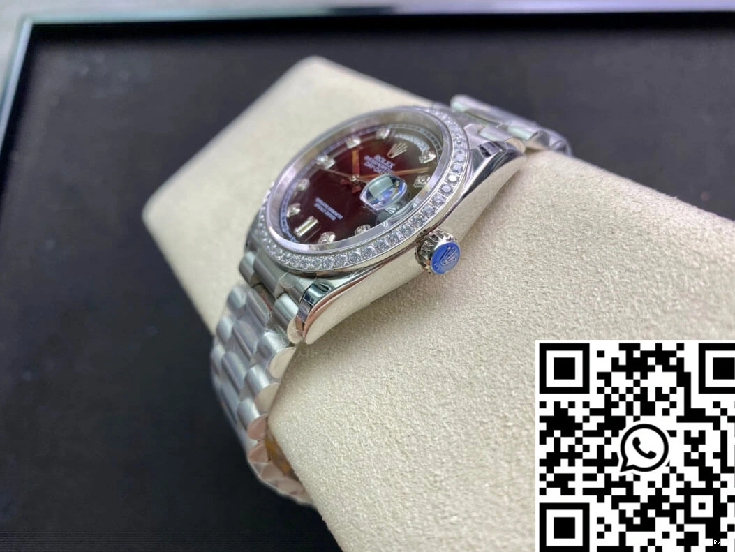 Factory Day 36MM 118346 Date Diamond-set EW Rolex Bezel 1107